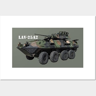 LAV-25A2 Wheeled Armored Vehicle Posters and Art